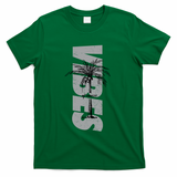 Vibes Of Course Summer Palm Tree Vintage T-Shirt - Green