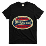 Vintage Old Guys Rule T-Shirt - Black