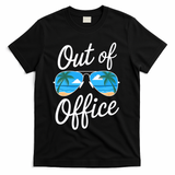 Vacation Out Office Beach Summer Tropical Travel  T-Shirt - Black