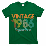 Vintage Original Parts Birthday 1986 40th Birthday T-Shirt