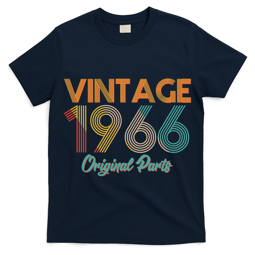 Vintage Original Parts Birthday 1966 60th Birthday T-Shirt