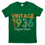 Vintage Original Parts Birthday 1936 90th Birthday T-Shirt