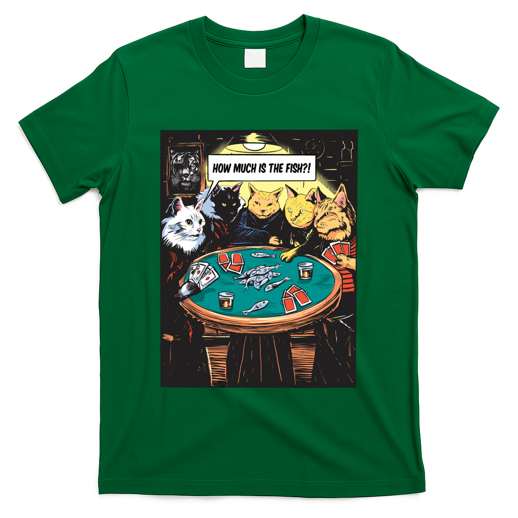 Vintage Poker Cats T-Shirt