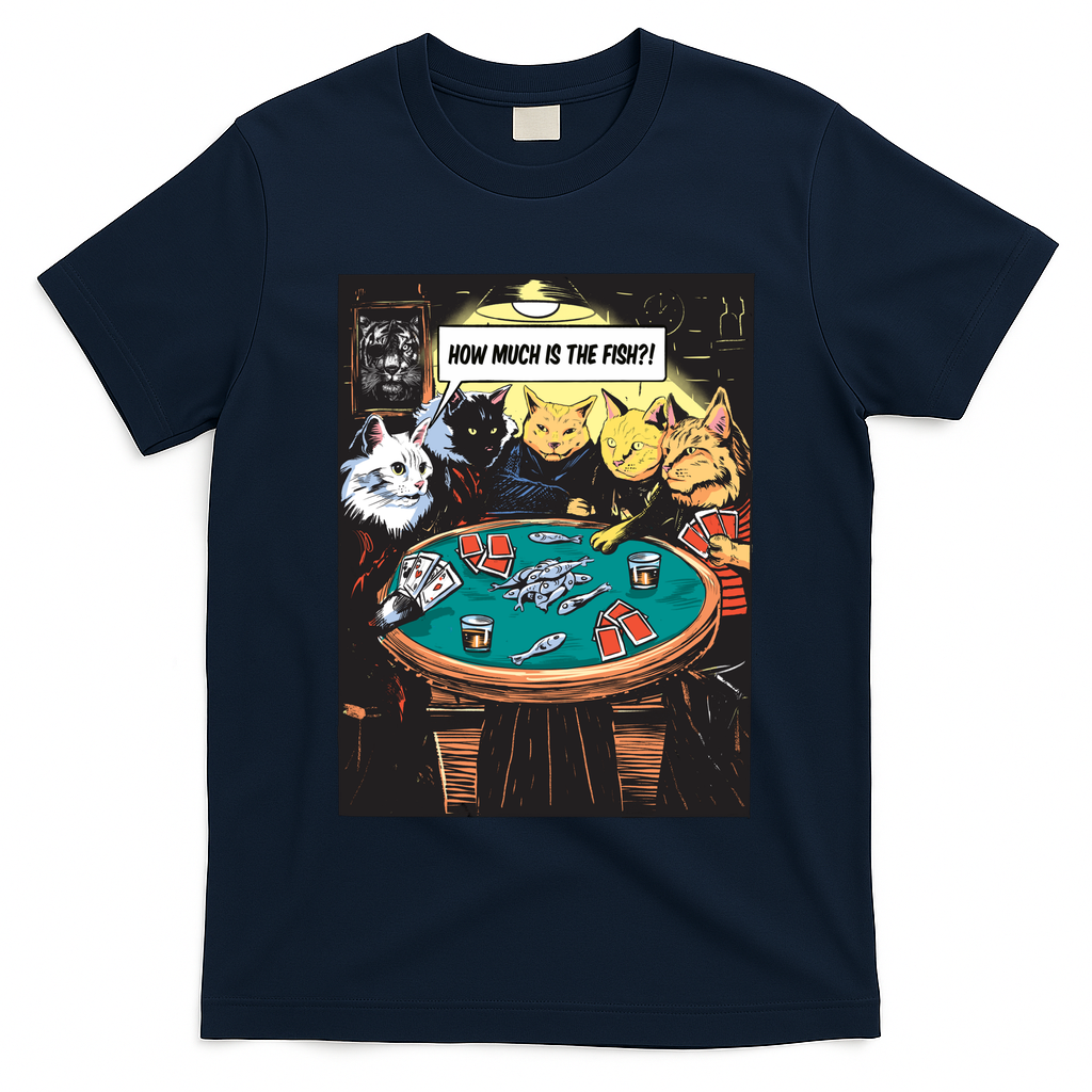 Vintage Poker Cats T-Shirt