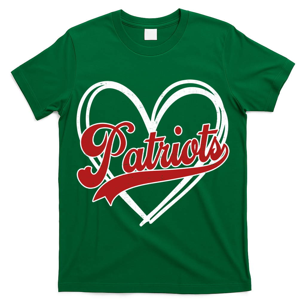 Vintage Patriots Fan School Spirit T-Shirt