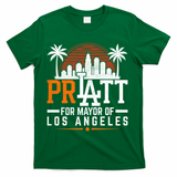 Vintage Pratt For Mayor Of Los Angeles T-Shirt - Green