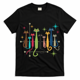 Vintage Retro Midcentury Modern Look Cats 50s 60s Style T-Shirt