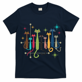 Vintage Retro Midcentury Modern Look Cats 50s 60s Style T-Shirt