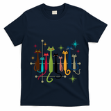 Vintage Retro Midcentury Modern Look Cats 50s 60s Style T-Shirt