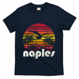 Vintage Retro Naples Fl Florida 70S 80S Style Great Gift T-Shirt - Navy
