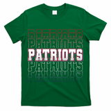 Vintage Retro Patriots Football  T-Shirt