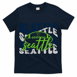 Vintage Retro Seattle Football Sport Fan T-Shirt