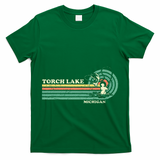 Vintage Retro Summer Fishing Michigan Torch Lake T-Shirt