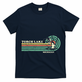 Vintage Retro Summer Fishing Michigan Torch Lake T-Shirt