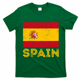 Vintage Spain Country Flag Spanish T-Shirt - Irish Green
