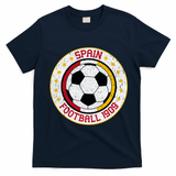 Vintage Spain Football 1909 Soccer Emblem T-Shirt - Navy Blue