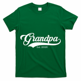 Varsity Style Grandpa EST 2026 T-Shirt