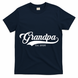 Varsity Style Grandpa EST 2026 T-Shirt