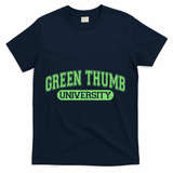 Varsity Style Green Thumb University T-Shirt - Navy