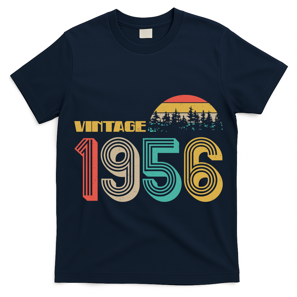 Vintage Sun Nature Wilderness 1956 70th Birthday T-Shirt