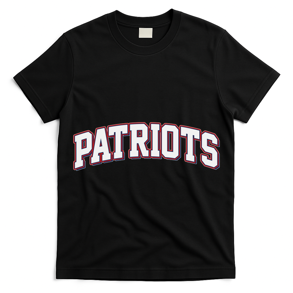 Varsity Sport Style Patriots Football T-Shirt