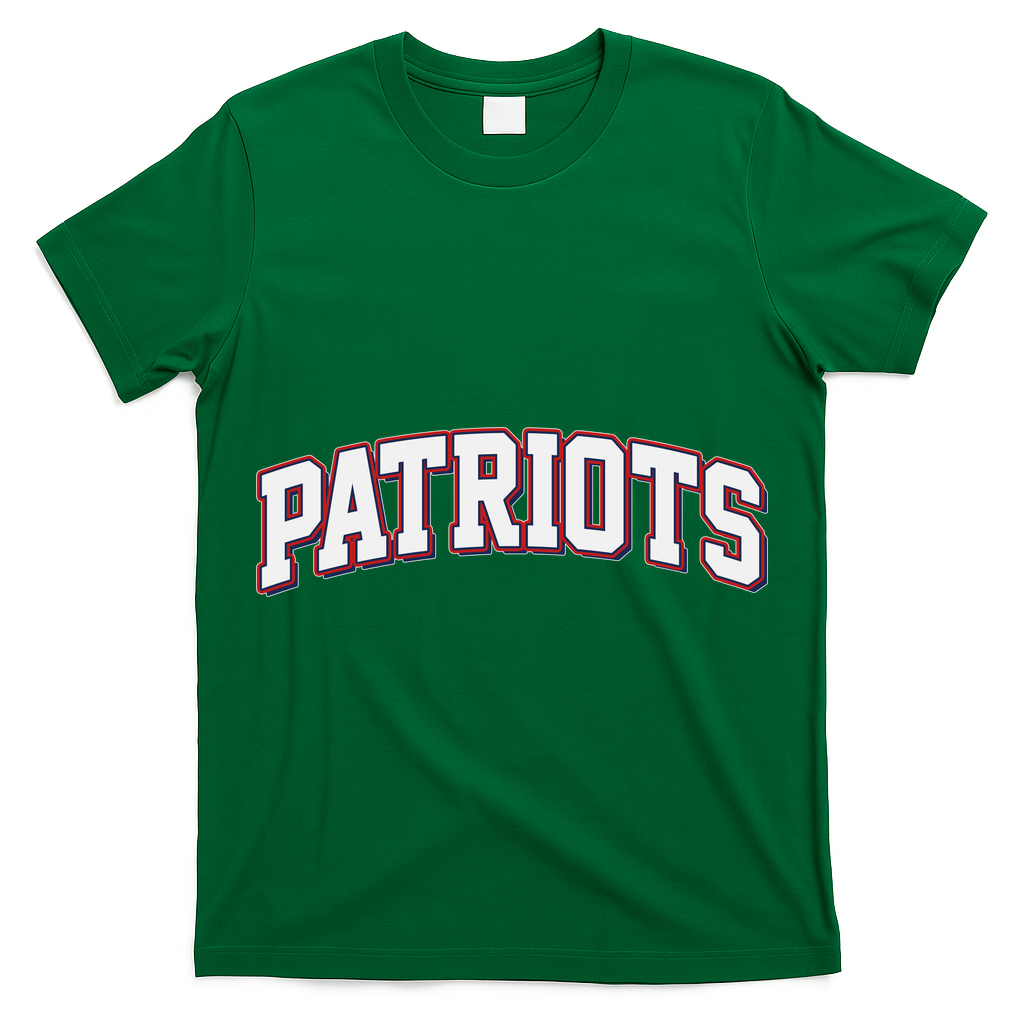 Varsity Sport Style Patriots Football T-Shirt