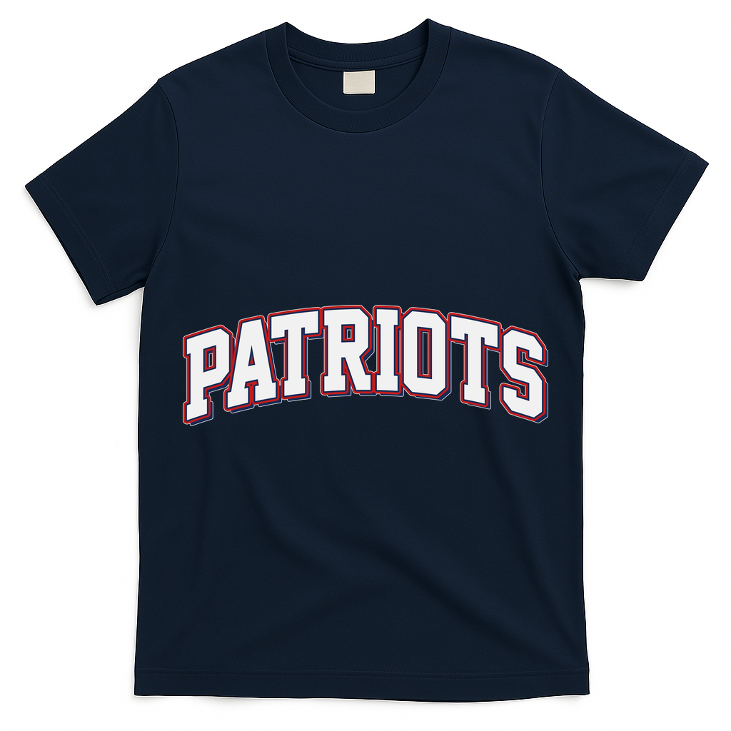 Varsity Sport Style Patriots Football T-Shirt