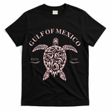 Vintage Sea Turtle Gulf of Mexico Est 1550 Anti Trump T-Shirt - Black