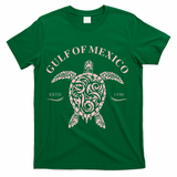 Vintage Sea Turtle Gulf of Mexico Est 1550 Anti Trump T-Shirt - Green