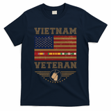 Vietnam Veteran US Flag Dog Tags T-Shirt