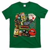 Vintage Western Revival Country Graphic T-Shirt - Green