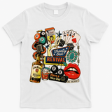 Vintage Western Revival Country Graphic T-Shirt - White
