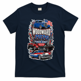 Woodward 2026 Cruisin' Avenue Vintage Car Rally M1 T-Shirt - Navy Blue