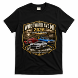 Woodward 2026 History Of The Avenue Front & Back T-Shirt - Black