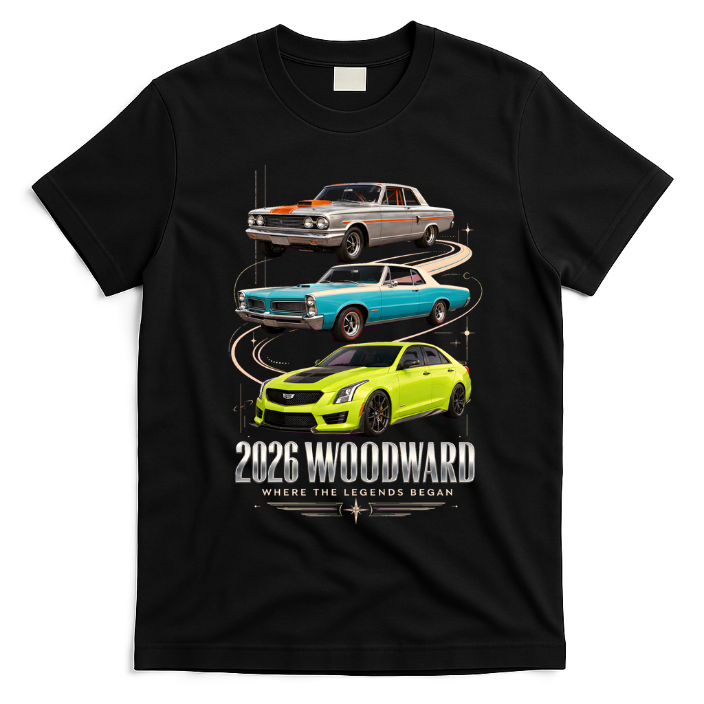 Woodward 2026 Where The Legends Began T-Shirt - Black