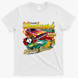 Woodward Avenue 2026 Detroit to Pontiac Racing Cars T-Shirt - White