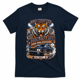 Wooward Ave 2026 Tigers Themed Roar Down M1 Car T-Shirt - Navy Blue