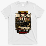 Woodward Avenue Classic Car Lovers Tribute 2026 T-Shirt - White