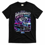 Woodward After Dark 2026 Car Show Retro Night Event T-Shirt - Black