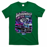 Woodward After Dark 2026 Car Show Retro Night Event T-Shirt - Irish Green