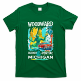 Woodward Avenue Heartbeat Of Michigan T-Shirt