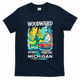 Woodward Avenue Heartbeat Of Michigan T-Shirt