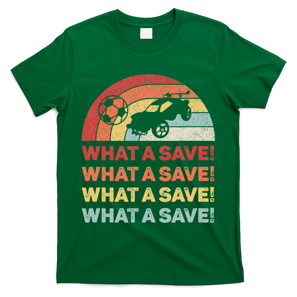 What A Save Rocket Soccer Car League T-Shirt