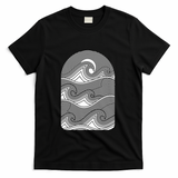 Waves and Sunset geometry - Black