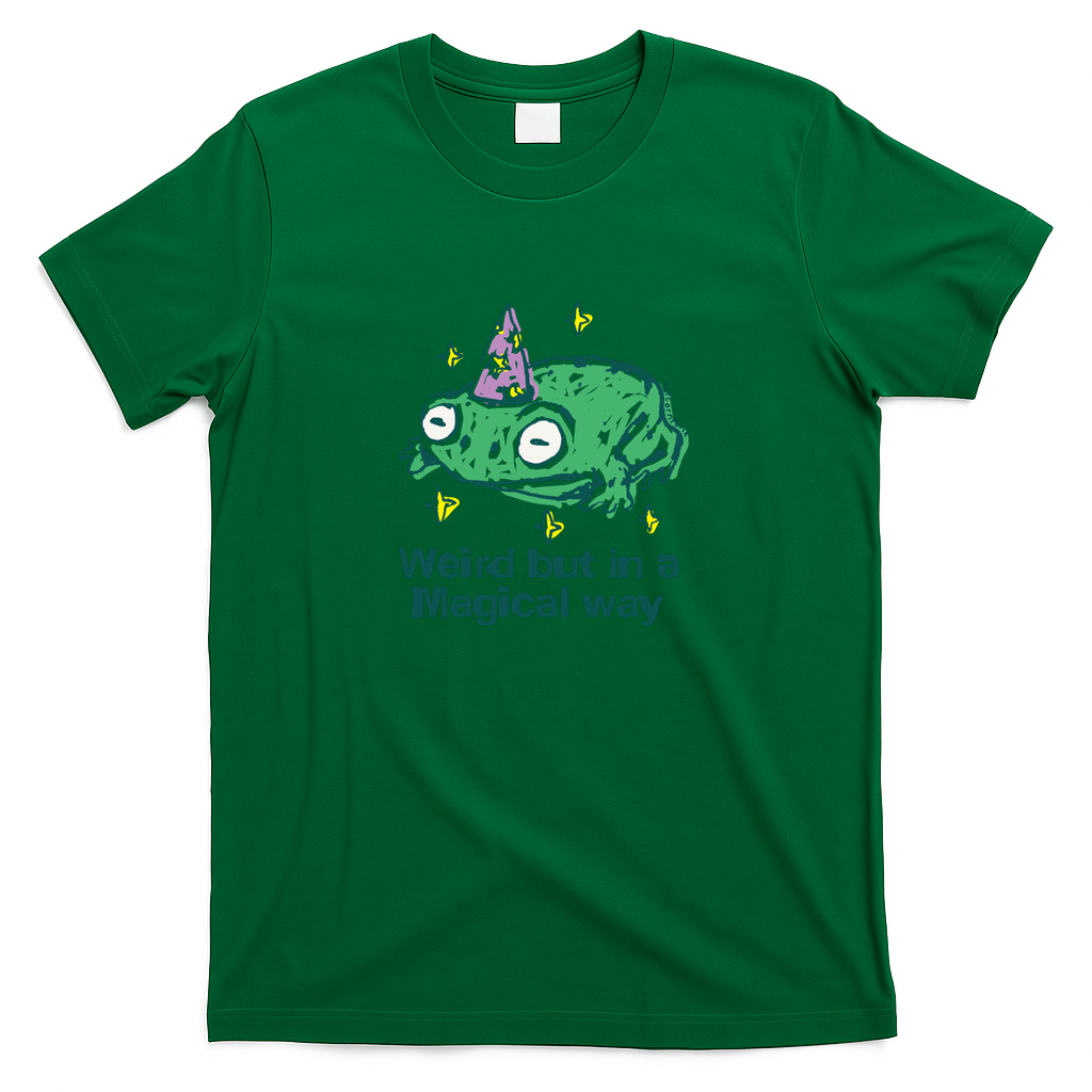 Weird but in a magical way frog - Green