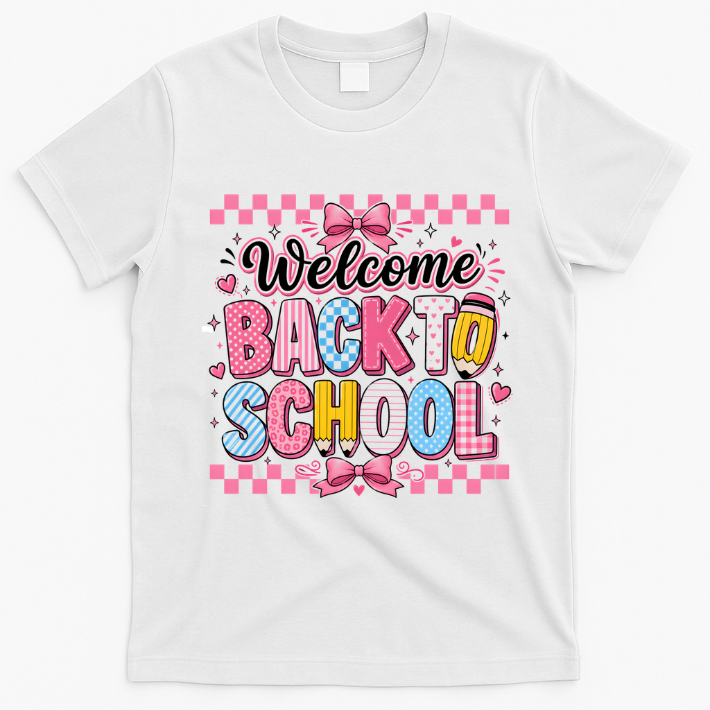 Welcome Back To School Retro Gift T-Shirt - White