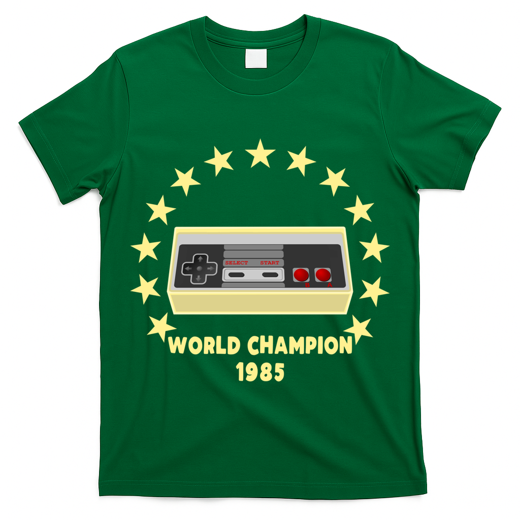 World Champion 1985 Retro Gaming Controller Gift T-Shirt