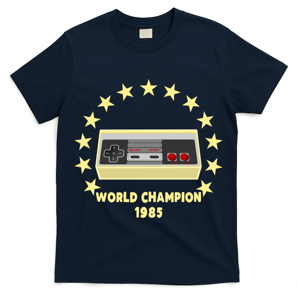 World Champion 1985 Retro Gaming Controller Gift T-Shirt
