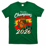 World Champions 2026 Spain Soccer T-Shirt - Irish Green