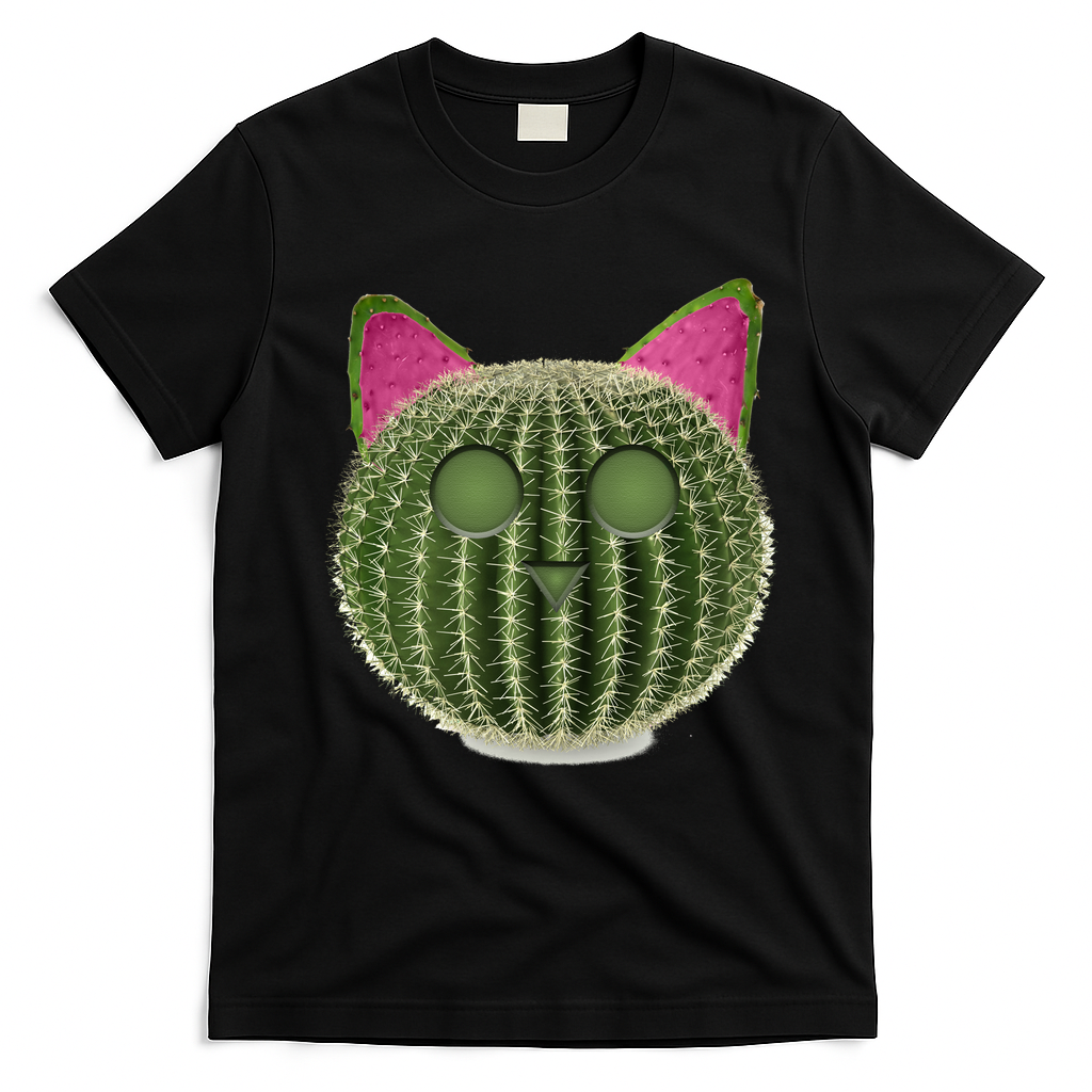 Watermelon Cactus Cat Catcus T-Shirt
